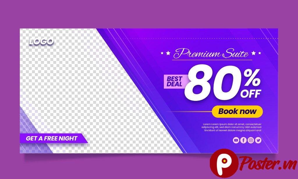 Banner khuyến mãi khách sạn