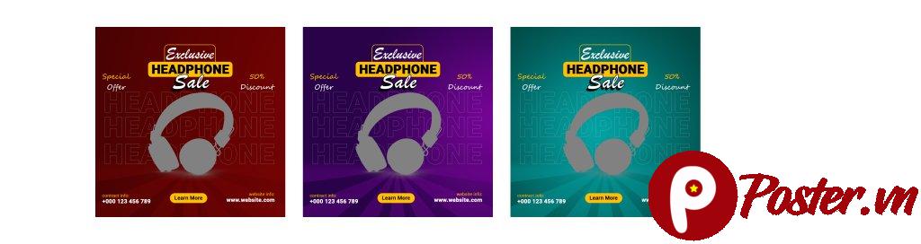 Banner khuyến mãi tai nghe