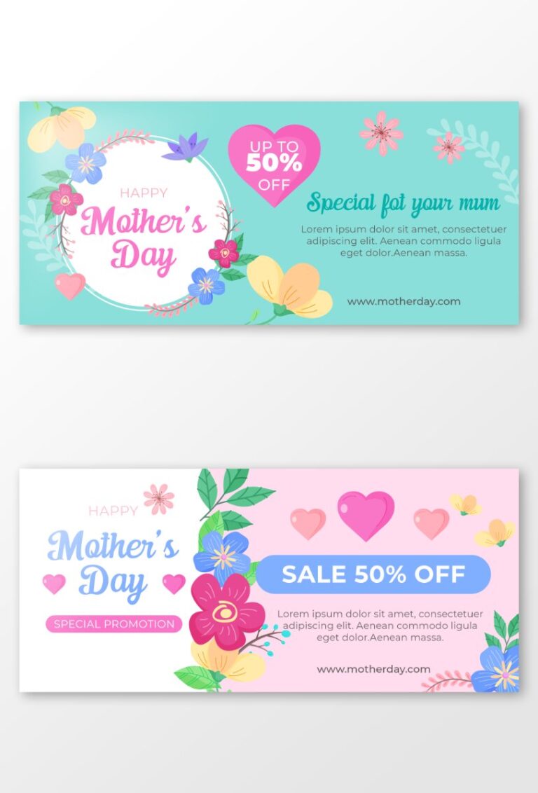 Banner Ngày của Mẹ vector