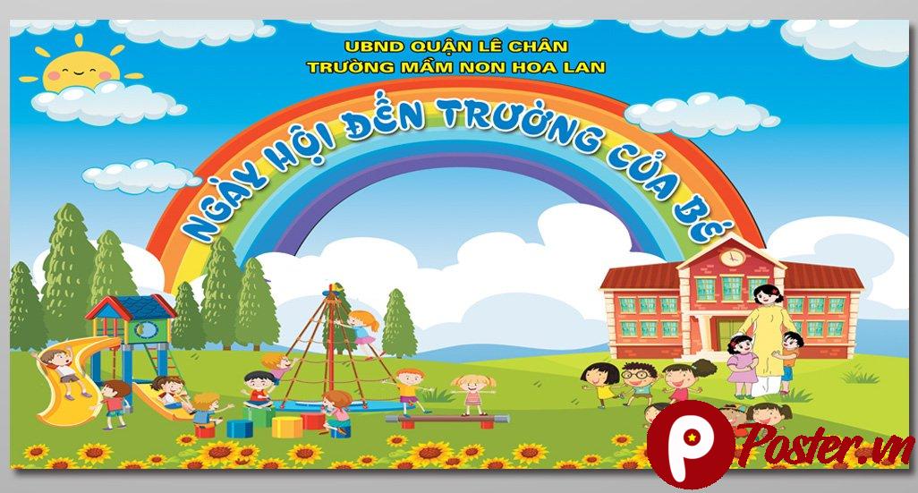 Banner Ngày Hội Đến Trường