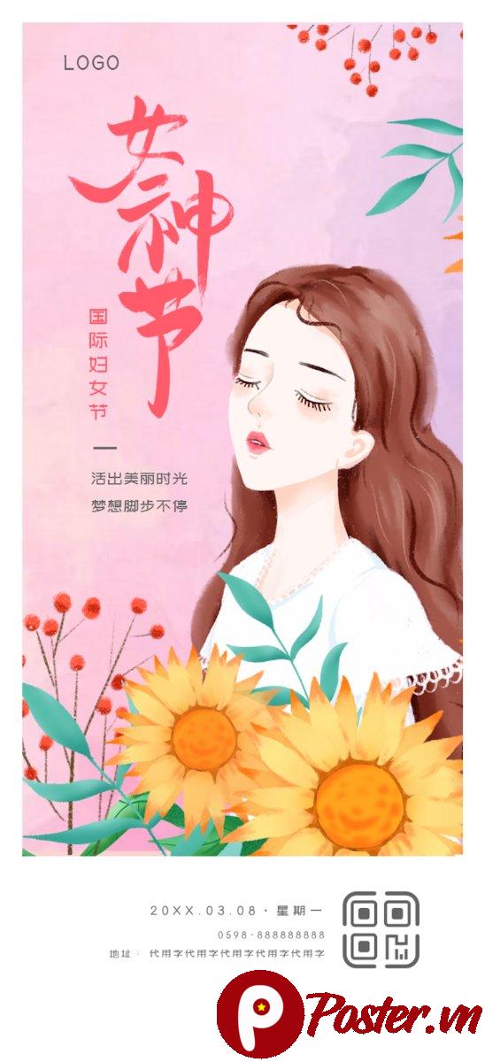 Banner Ngày Quốc Tế Phụ Nữ 8/3