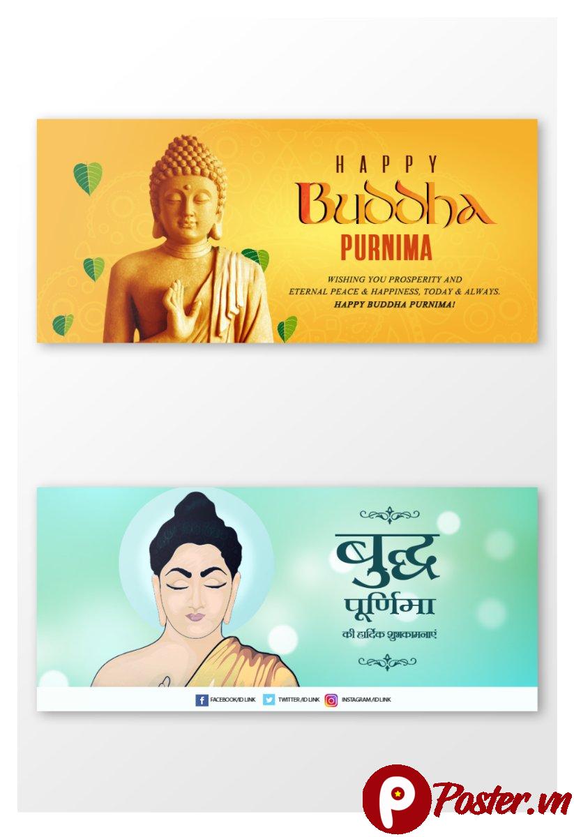 Banner Phật Đản vector PSD