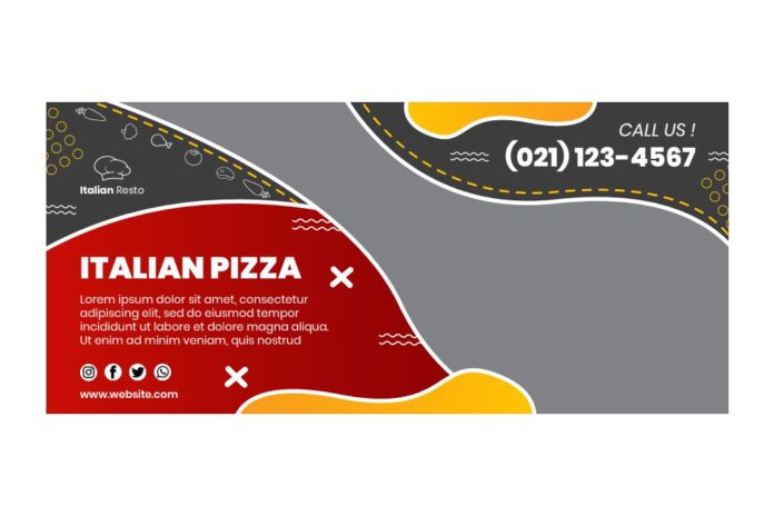 Banner Pizza Vector Đẹp