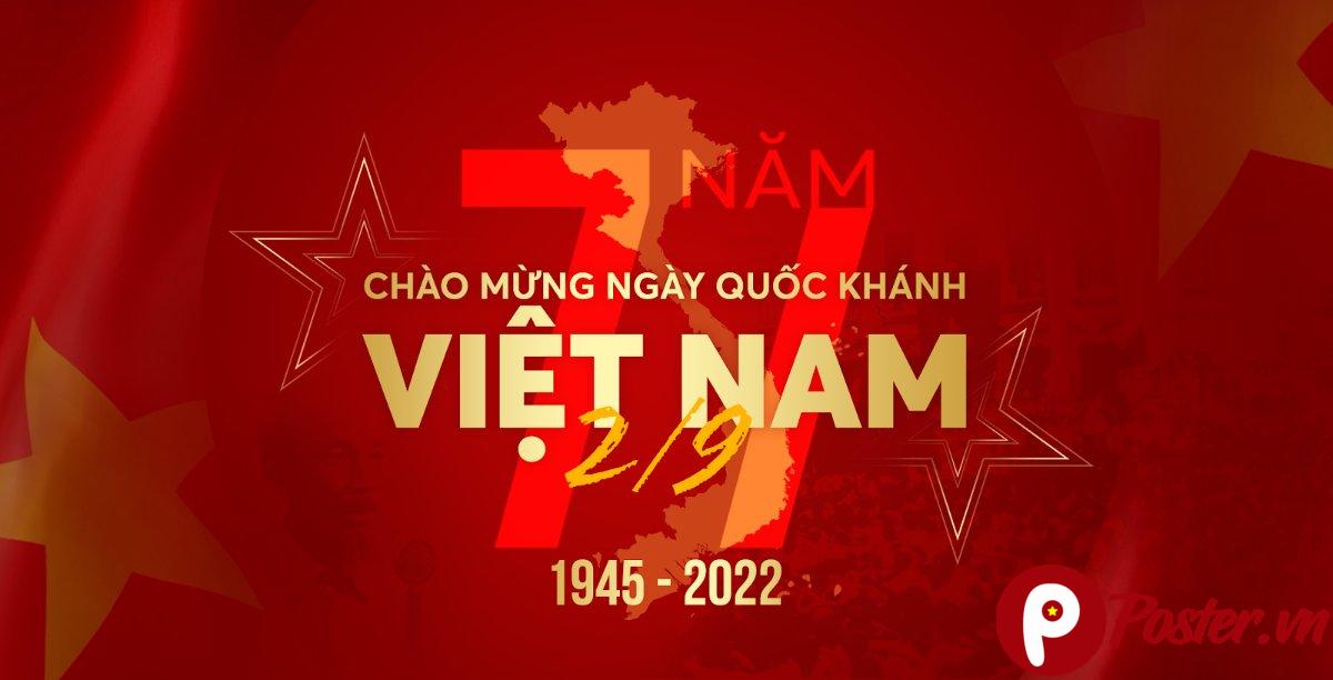 Banner Quốc Khánh 2/9 Vector