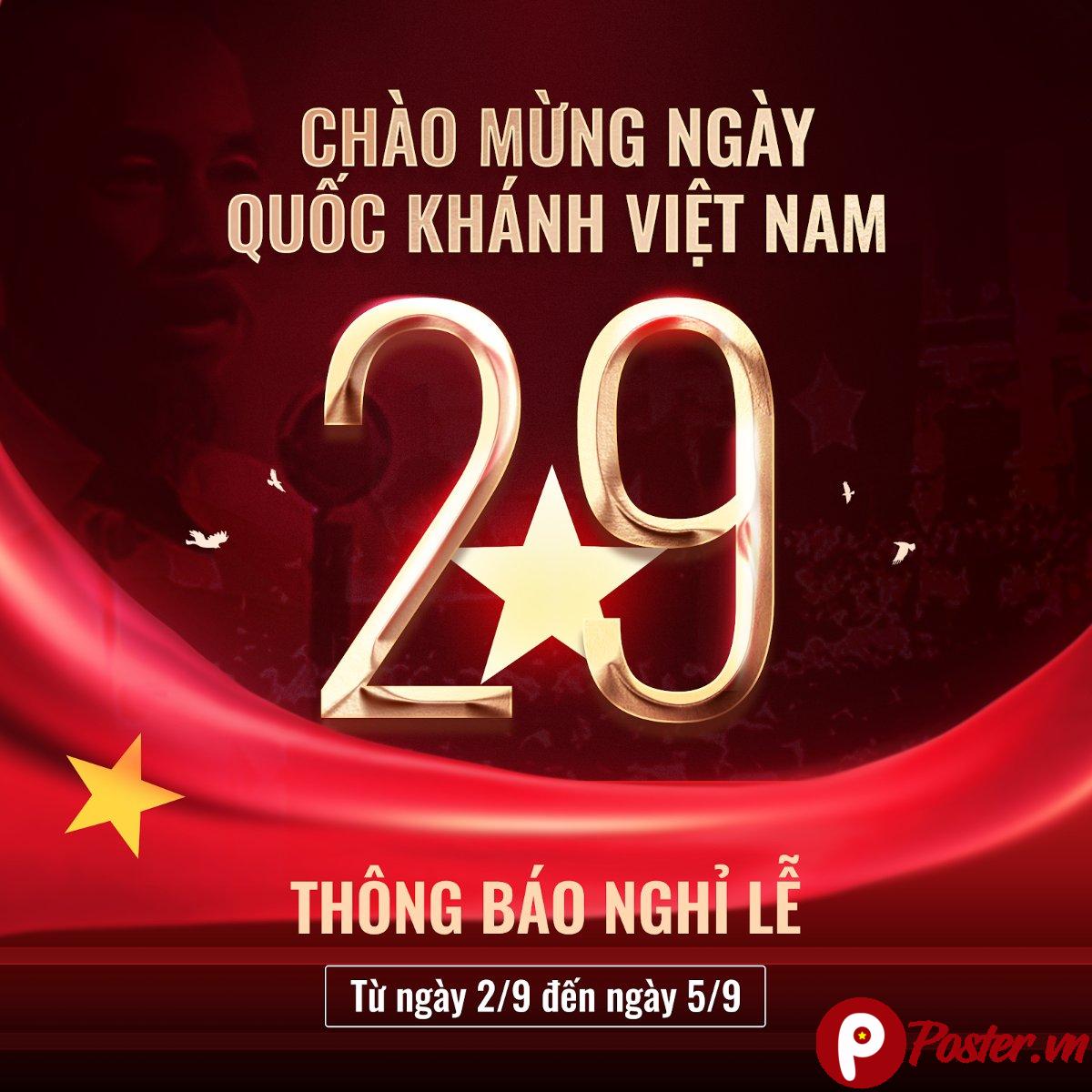 Banner Quốc Khánh 2/9 Vector