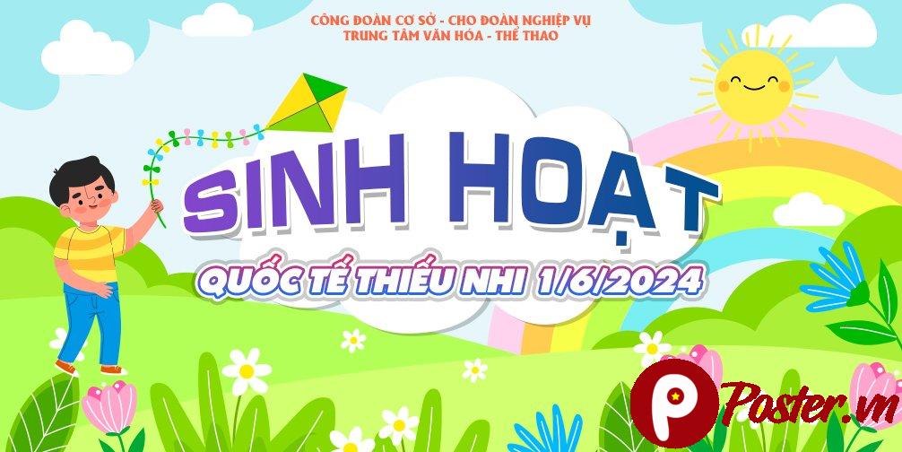 Banner Quốc tế Thiếu nhi 1/6