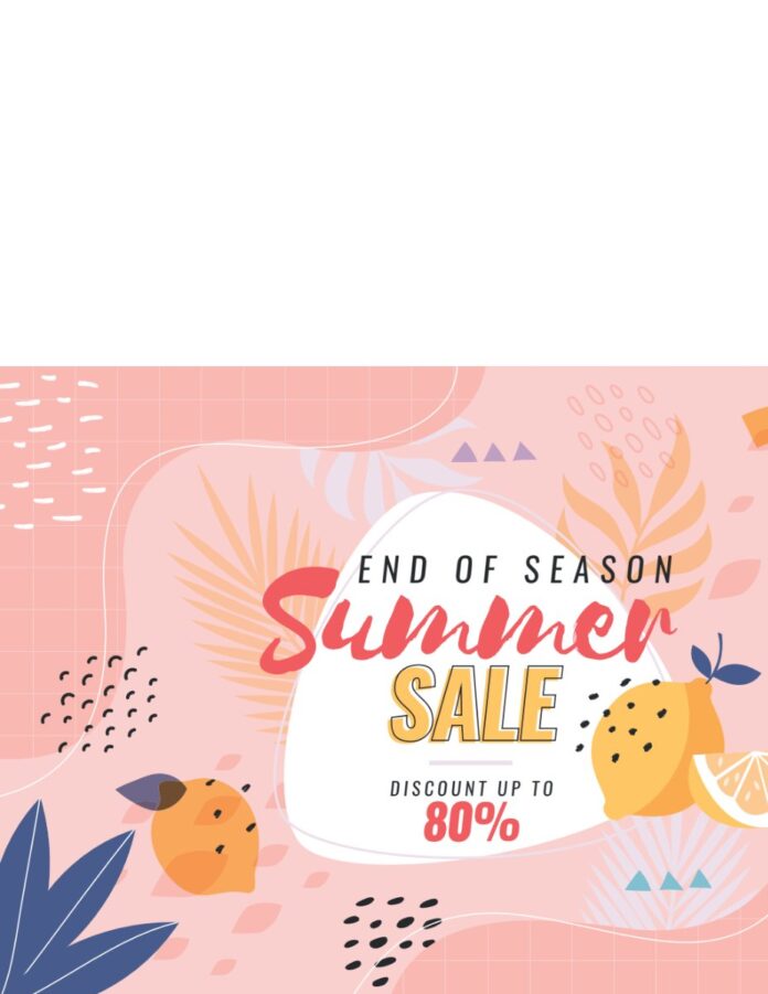 Banner sale hè vector