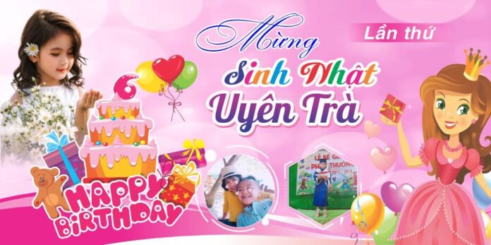 Banner Sinh Nhật Uyên Trà