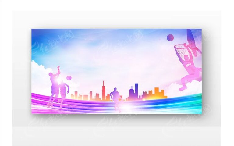 Banner thể thao vector bóng rổ