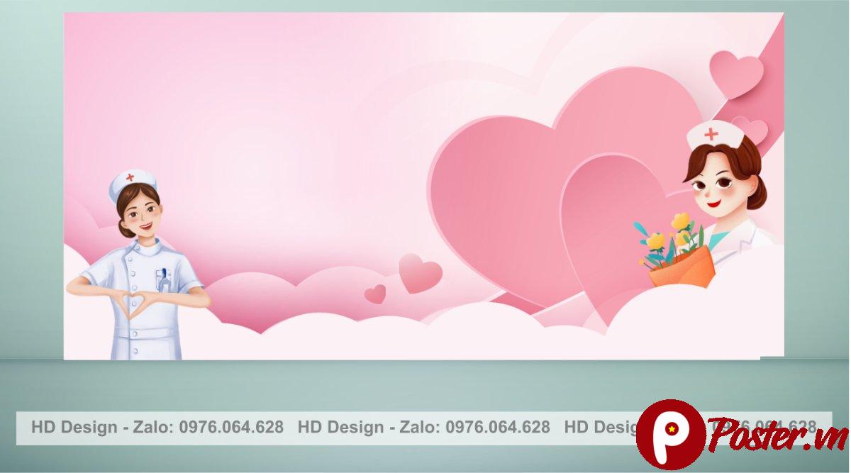 Banner y tế Happy Doctor 19 vector