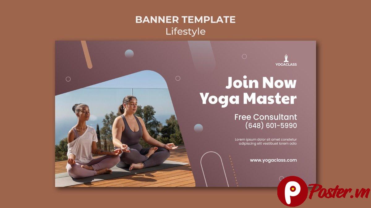 Banner Yoga Master Lifestyle
