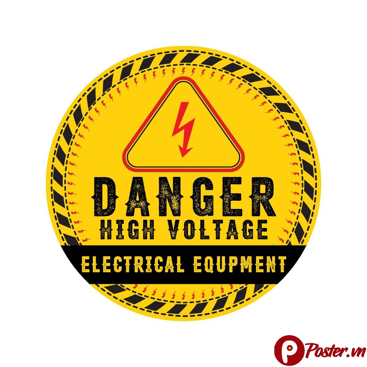 Biển báo nguy hiểm điện áp cao