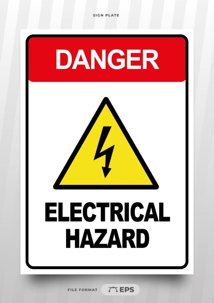 Biển báo nguy hiểm điện giật