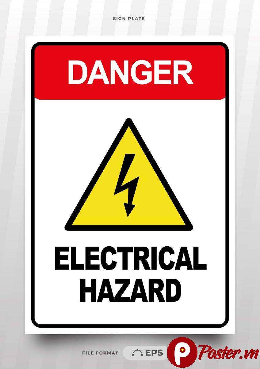 Biển báo nguy hiểm điện giật