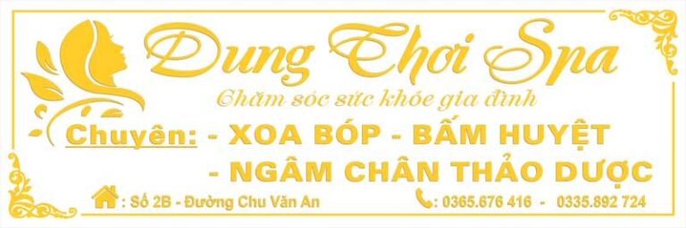 Biển quảng cáo massage dưỡng sinh