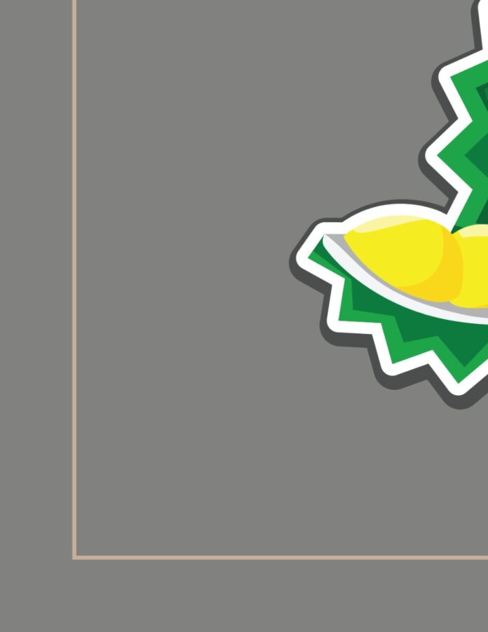 Biểu tượng sầu riêng Thái Lan vector