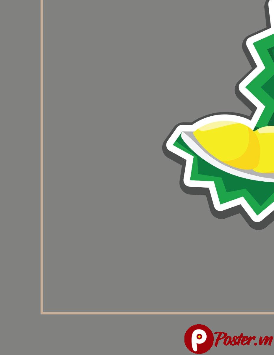 Biểu tượng sầu riêng Thái Lan vector