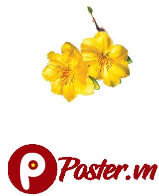 Cành mai vàng vector