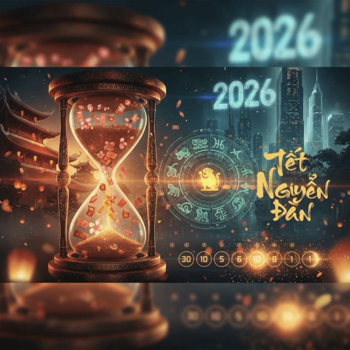 Lịch đếm ngược Tết Nguyên Đán 2026 và các gợi ý chuẩn bị cho kỳ nghỉ lễ ấm áp, sung túc bên gia đình.