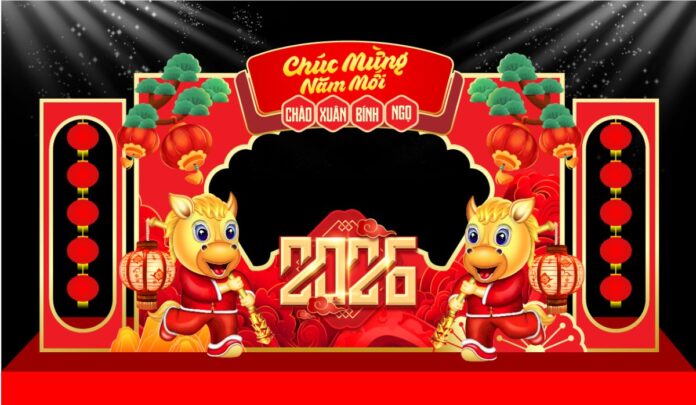 Cổng chào Tết 2026 Bình Ngọ