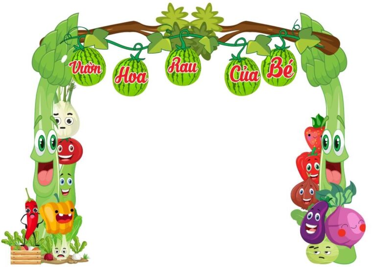 Cổng Chào Vườn Rau Của Bé