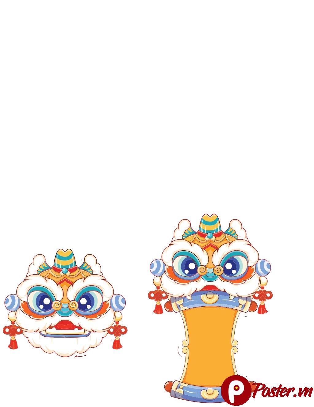 Đầu Lân Chibi Vector EPS Đẹp Cho Tết - 17G49ABPnywM7cfXdmOdwazUIu5j6uwQM