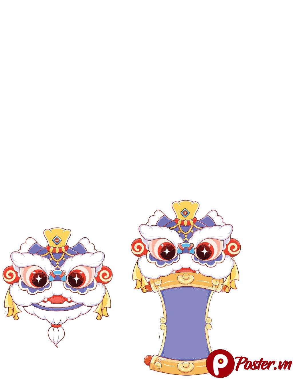 Đầu Lân Vector Đẹp Mắt, Sống Động cho Tết - 1SUxziC8QXF0lCFKnhzKyDGKl80Vl1NnL