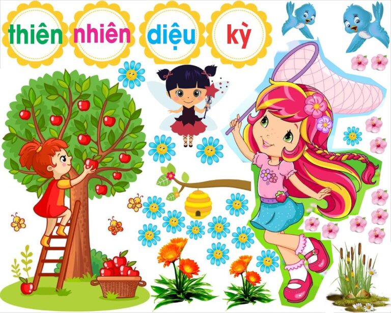 Decal dán góc trang trí thiên nhiên