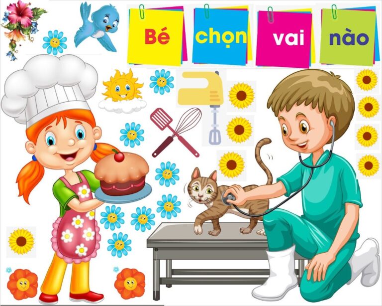 Decal dán góc trang trí hoạt hình