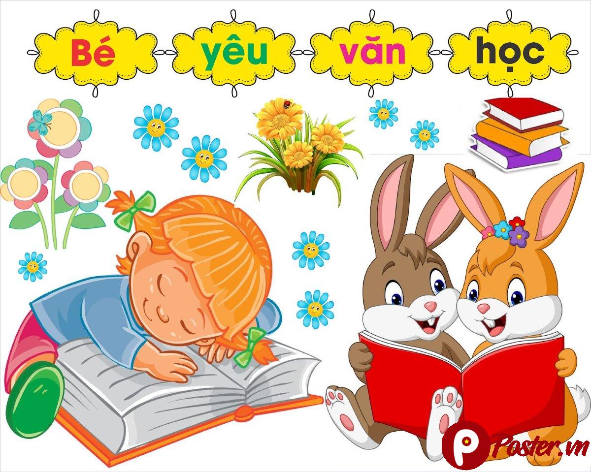 Decal góc trang trí trường học