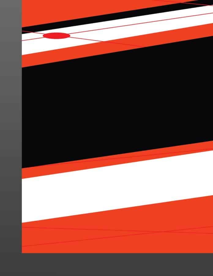 Mẫu decal xe thể thao vector 75.eps phong cách hình học trừu tượng