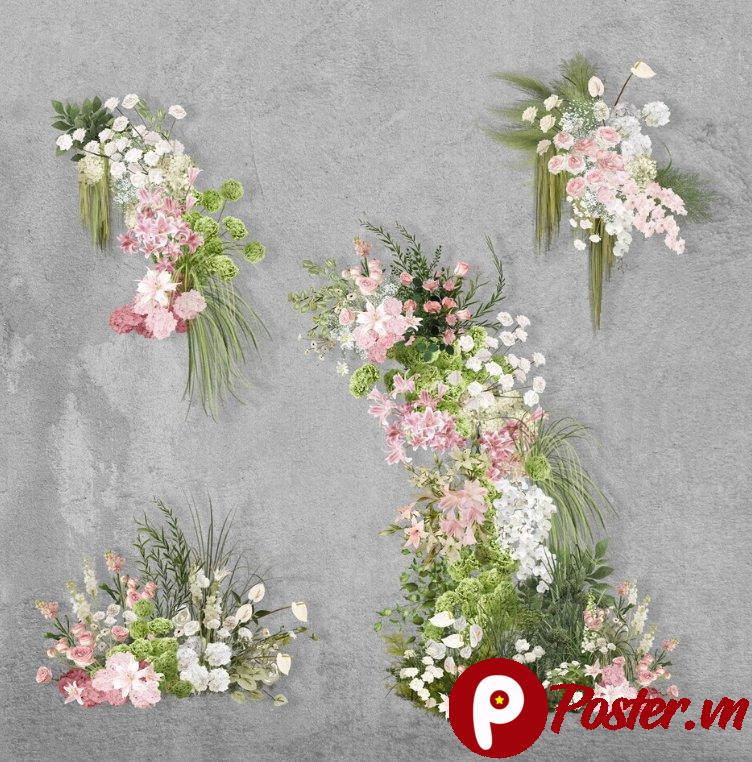 Decor Cưới 16 hoa trang trí