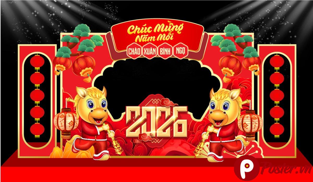 Decor Tết 2026 cổng chào