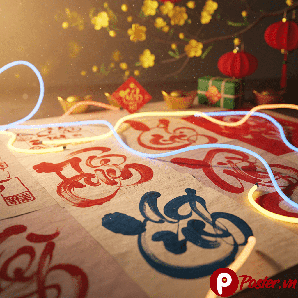 Bộ sưu tập các font chữ Tết 2026 và font thư pháp Việt hóa đa dạng, phù hợp cho thiết kế banner, thiệp chúc, câu đối ngày Tết Nguyên Đán.