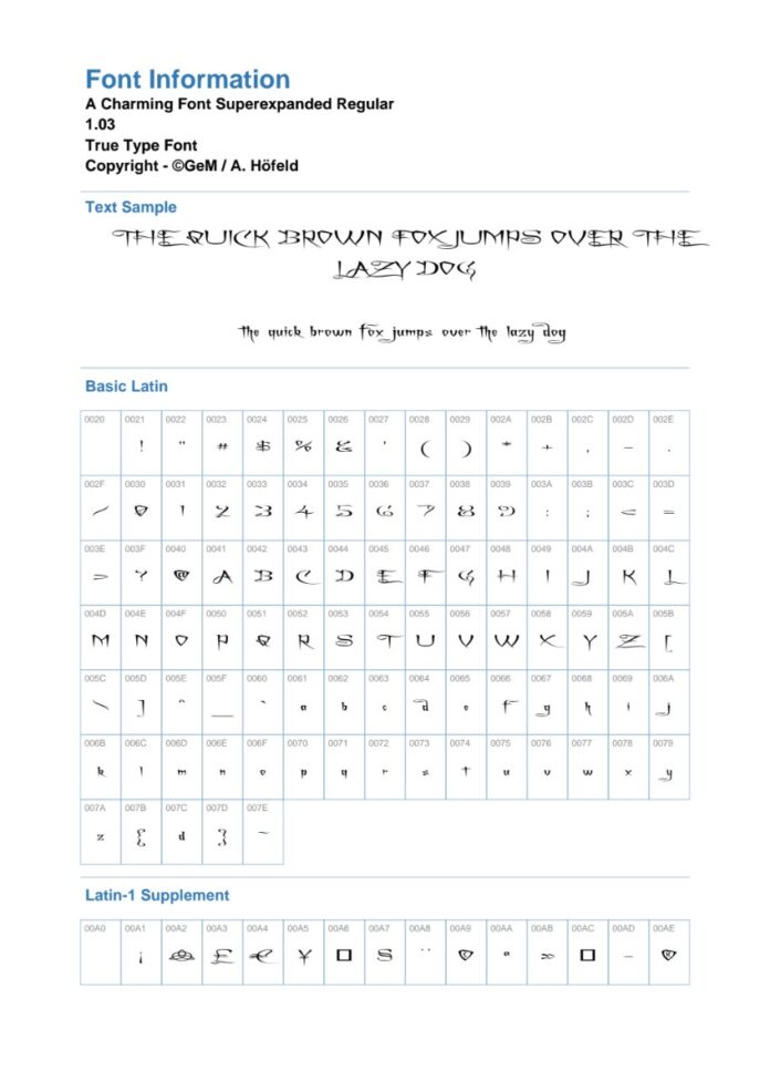 Font Achafsex chữ viết tay độc đáo