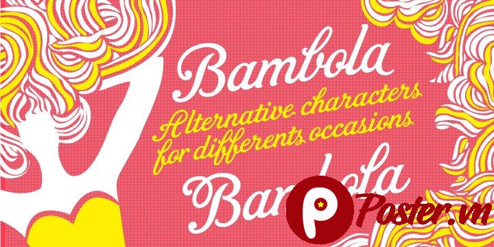 Font Bambola - Phông Chữ Độc Đáo