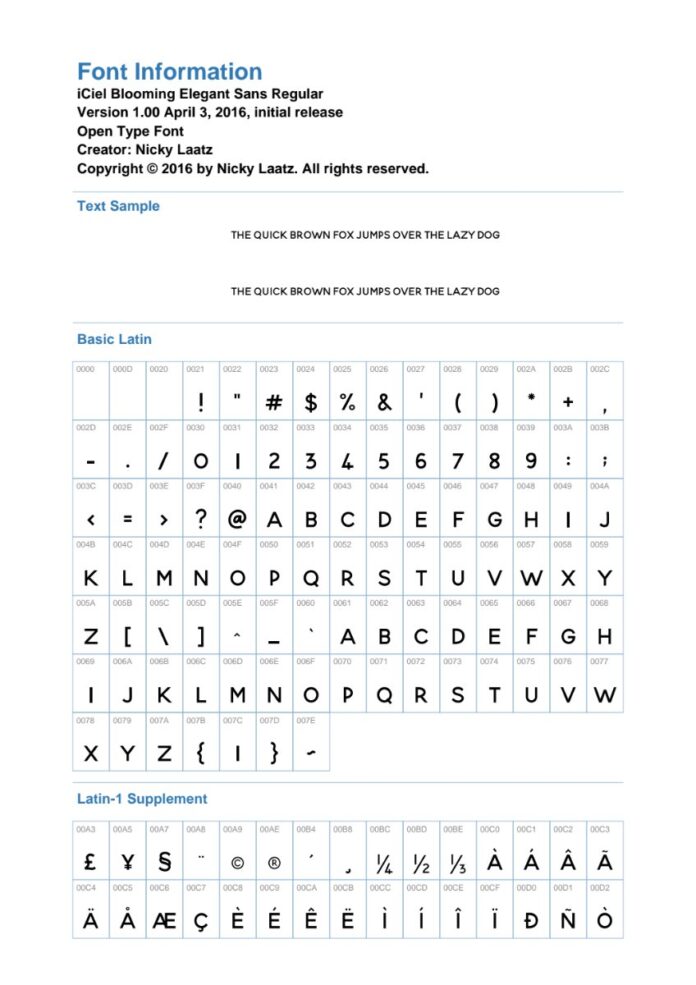 Font Blooming Elegant Sans