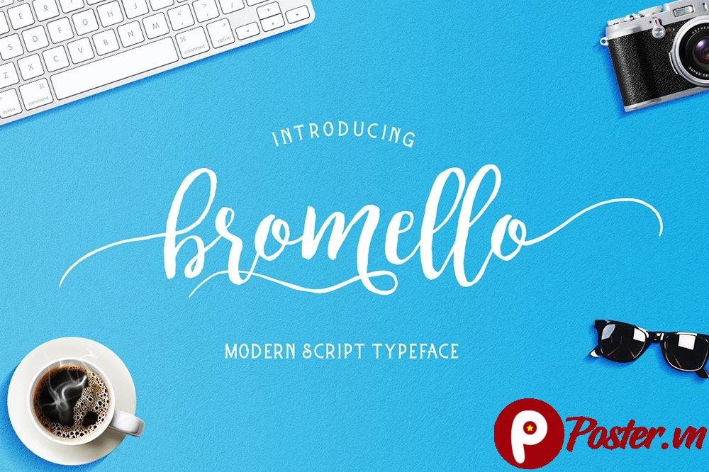 Font Bremello chữ viết tay hiện đại