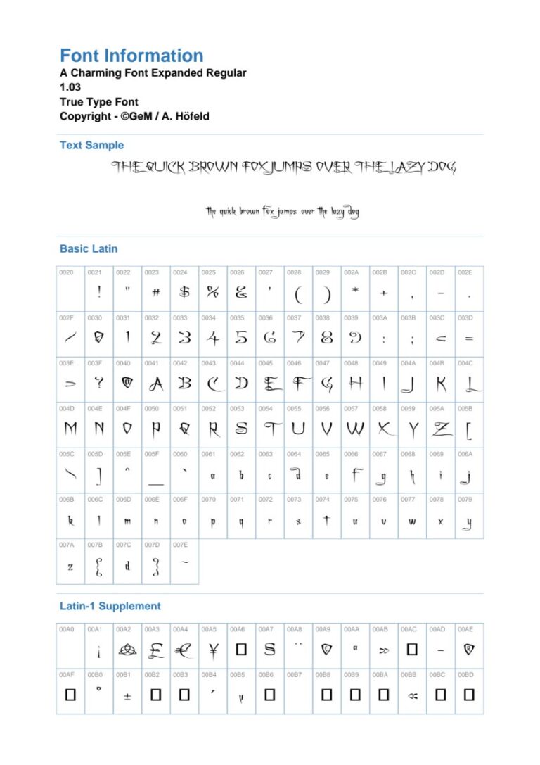 Font Achafexp viết tay độc đáo