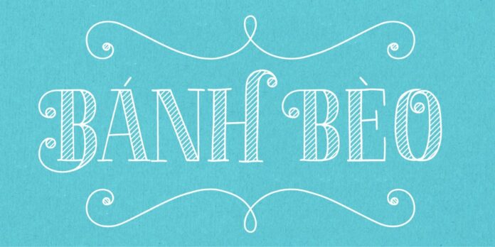 Font chữ Bánh Bèo độc đáo