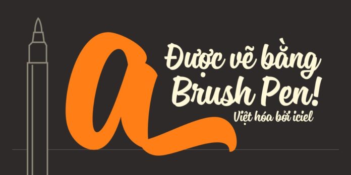 Font chữ Brush Pen Việt hóa