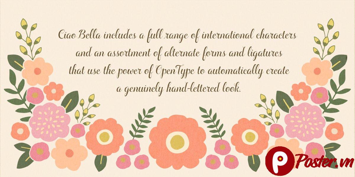 Font Ciao Bella Script