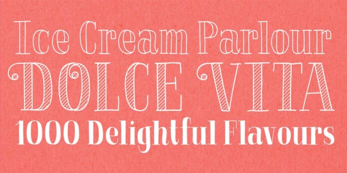 Font chữ Dolce Vita phong cách