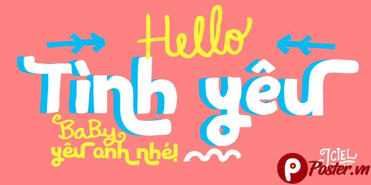 Font chữ Hello Tình Yêu