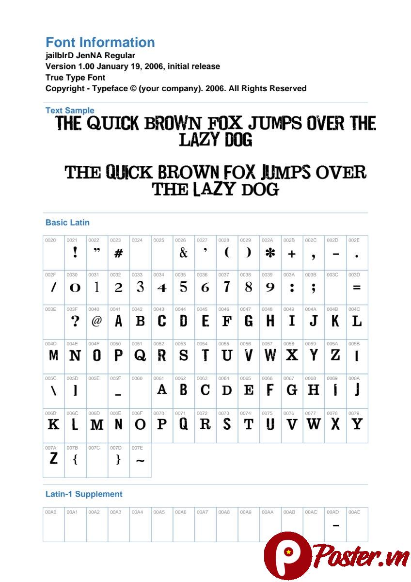 Font Jenna Regular
