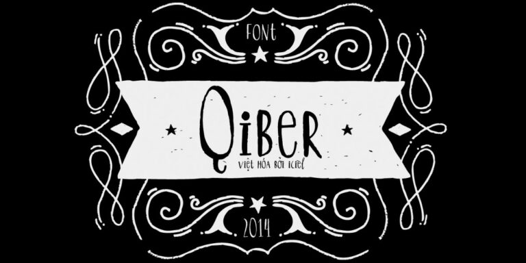 Font Qiber Việt Hóa độc đáo