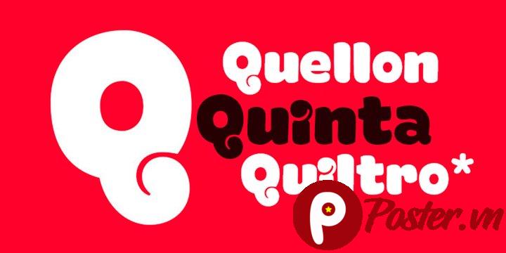 Font Quellon Quinta Quiltro độc đáo