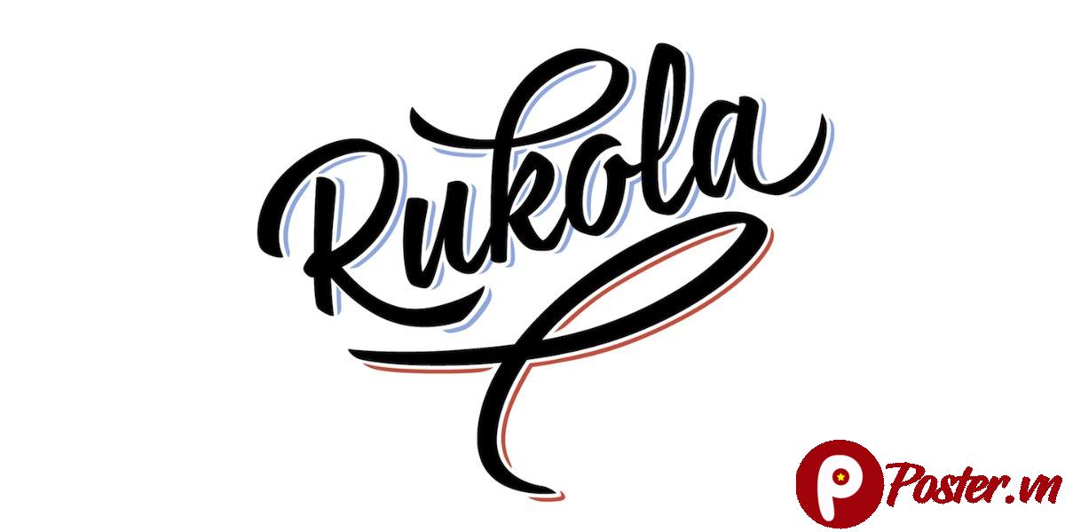 Font Chữ Rukola vector