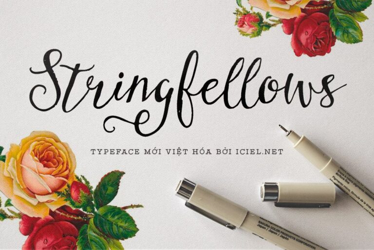 Font Stringfellows Việt Hóa
