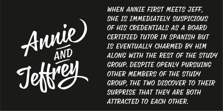 Font chữ viết tay Annie Jeffrey